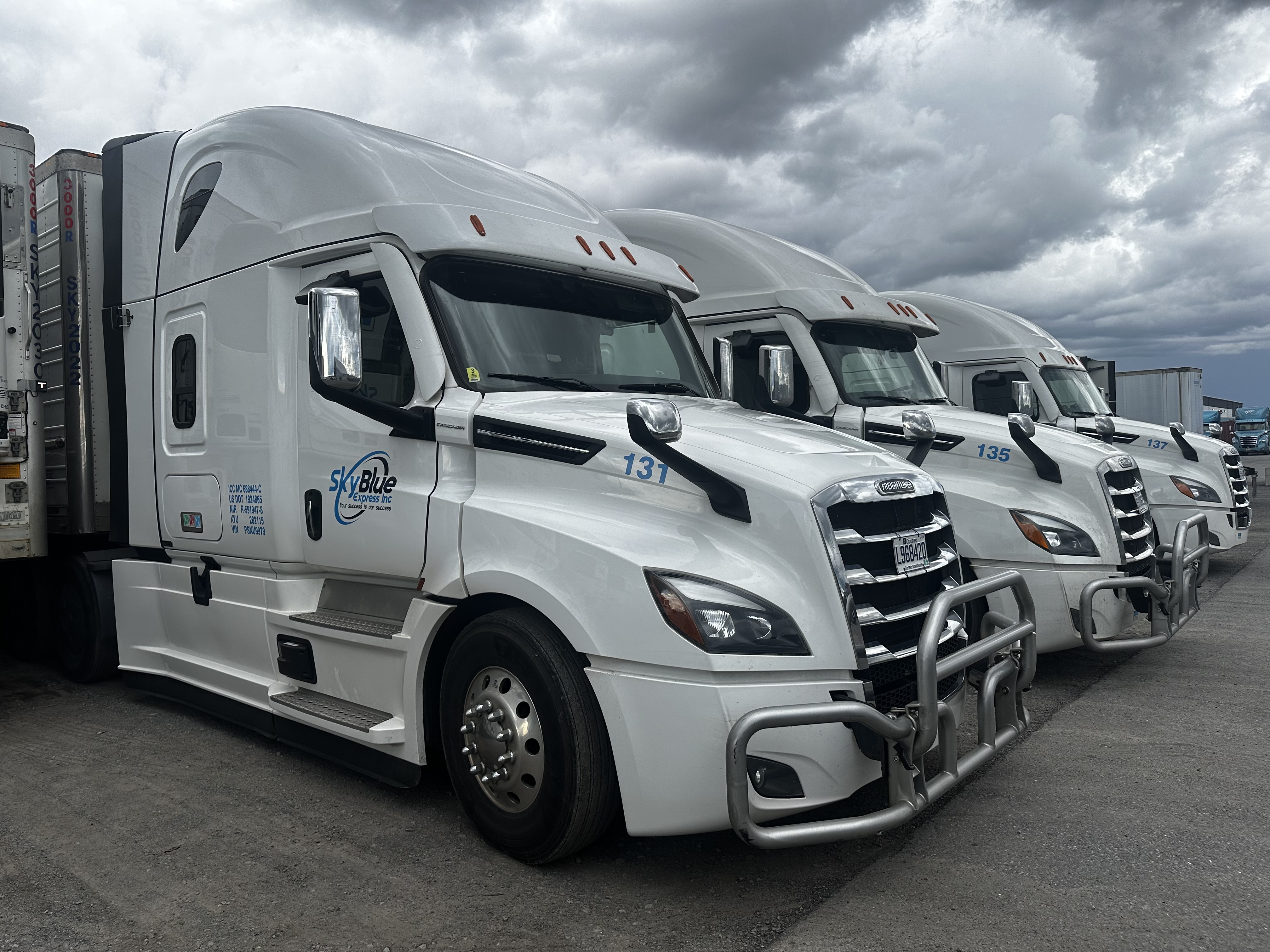 Sky Blue Express Freightliner Fleet
