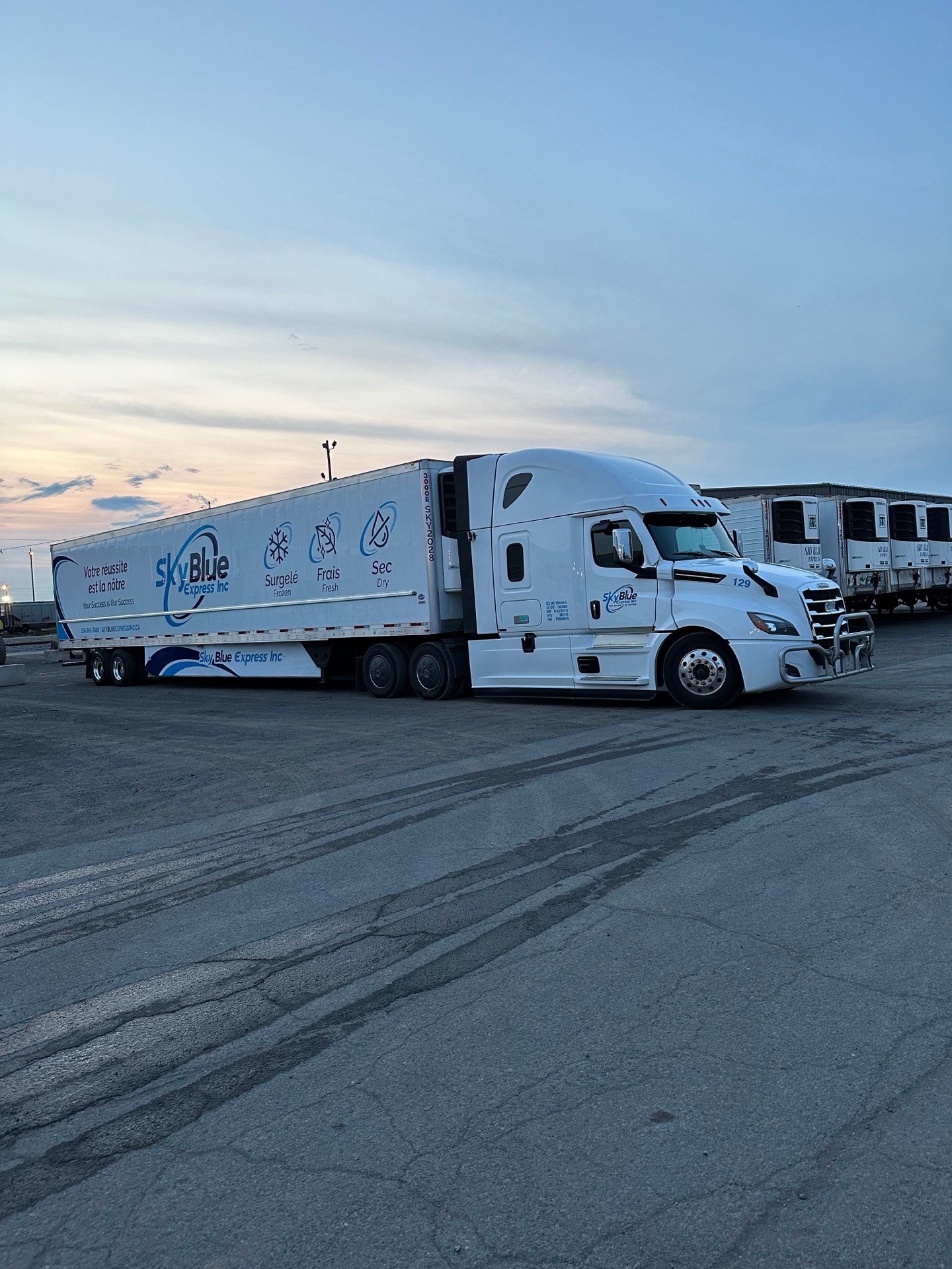 Sky Blue Express Sunset Delivery